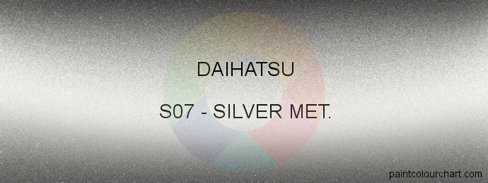 Daihatsu paint S07 Silver Met.