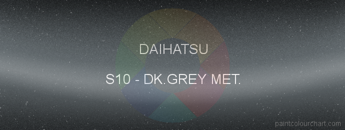 Daihatsu paint S10 Dk.grey Met.