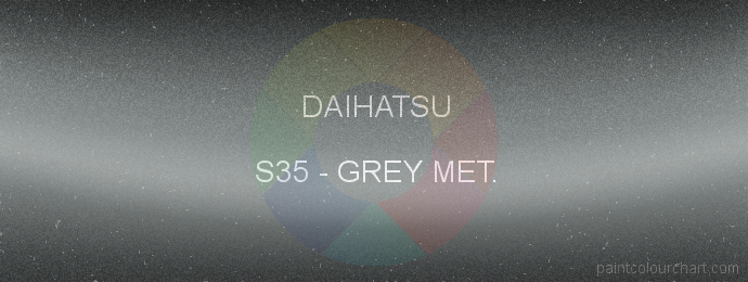 Daihatsu paint S35 Grey Met.