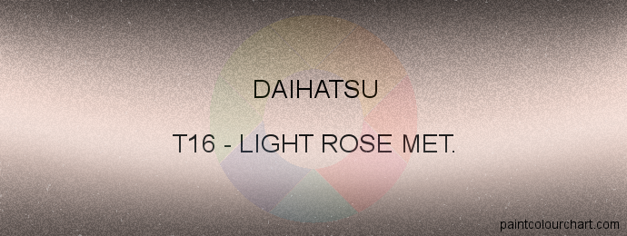 Daihatsu paint T16 Light Rose Met.