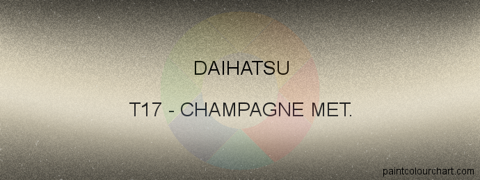 Daihatsu paint T17 Champagne Met.