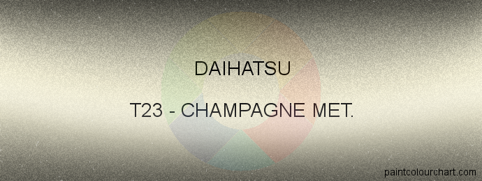 Daihatsu paint T23 Champagne Met.