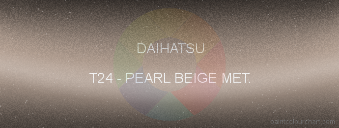 Daihatsu paint T24 Pearl Beige Met.