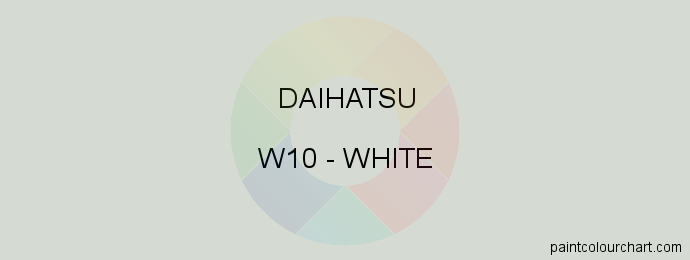 Daihatsu paint W10 White