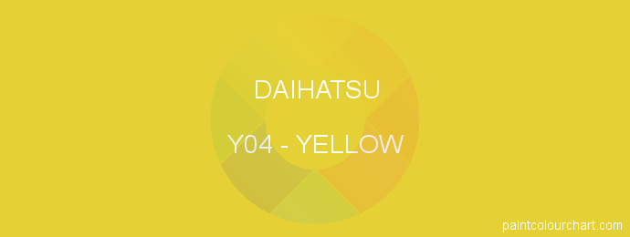 Daihatsu paint Y04 Yellow