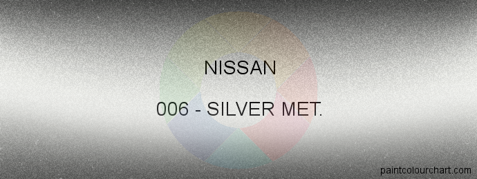 Nissan paint 006 Silver Met.