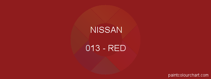 Nissan paint 013 Red