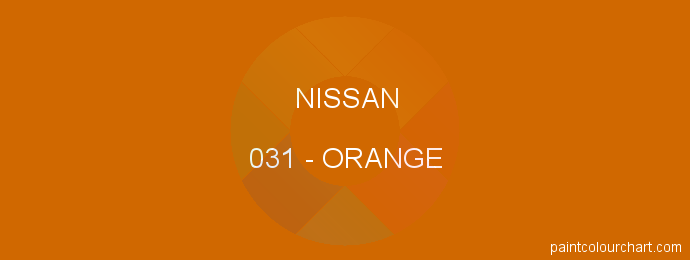 Nissan paint 031 Orange