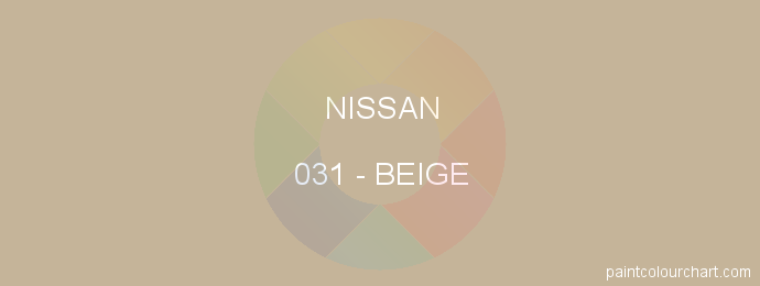 Nissan paint 031 Beige