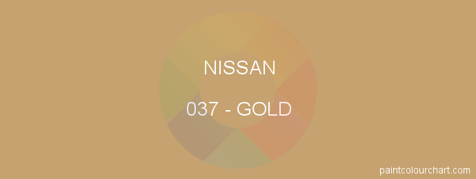 Nissan paint 037 Gold