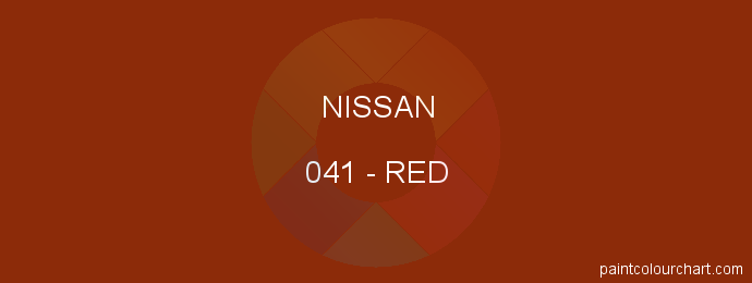 Nissan paint 041 Red