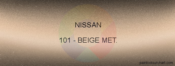 Nissan paint 101 Beige Met.