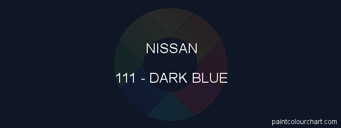 Nissan paint 111 Dark Blue