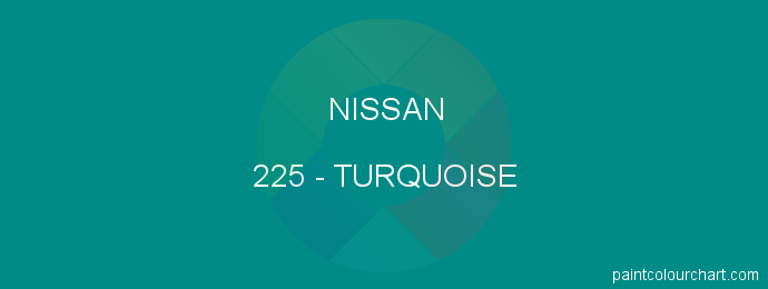 Nissan paint 225 Turquoise