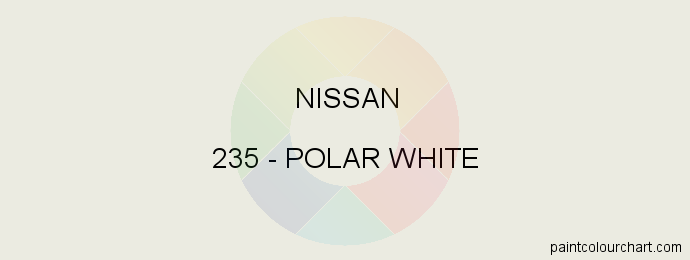 Nissan paint 235 Polar White