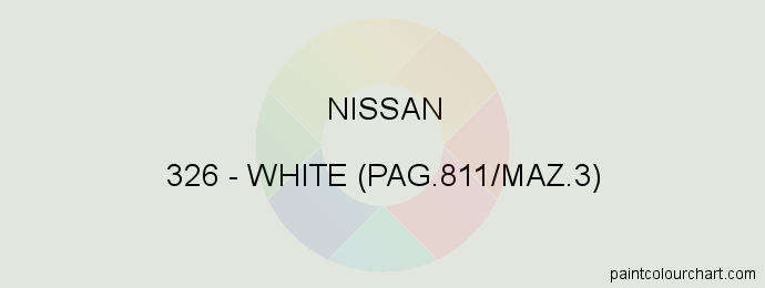 Nissan paint 326 White (pag.811/maz.3)