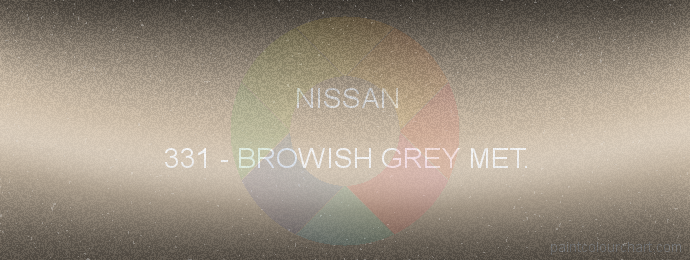 Nissan paint 331 Browish Grey Met.