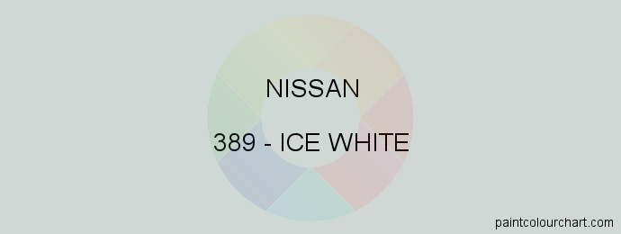Nissan paint 389 Ice White