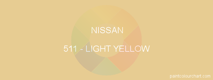 Nissan paint 511 Light Yellow