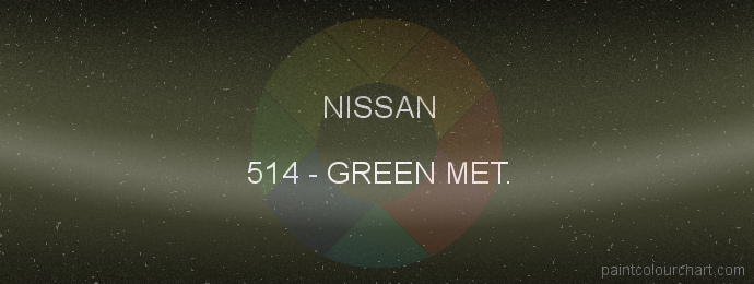 Nissan paint 514 Green Met.