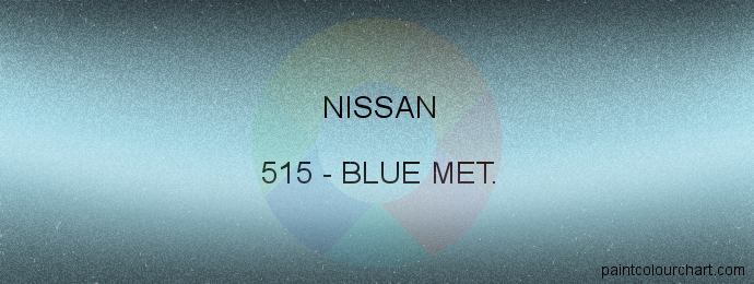 Nissan paint 515 Blue Met.
