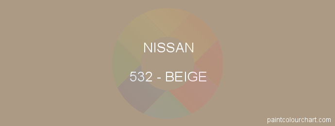 Nissan paint 532 Beige