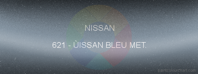 Nissan paint 621 Ùissan Bleu Met.