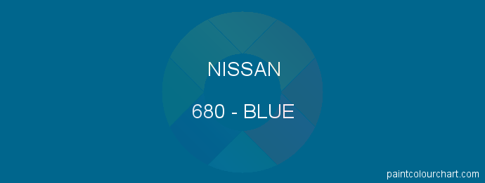 Nissan paint 680 Blue