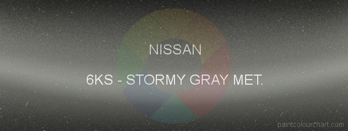 Nissan paint 6KS Stormy Gray Met.