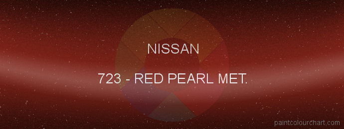 Nissan paint 723 Red Pearl Met.