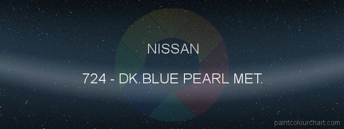 Nissan paint 724 Dk.blue Pearl Met.
