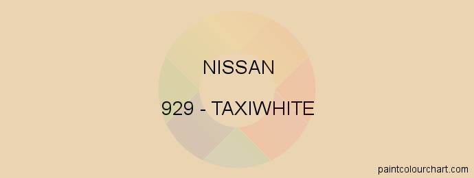Nissan paint 929 Taxiwhite