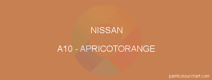 Nissan paint A10 Apricotorange