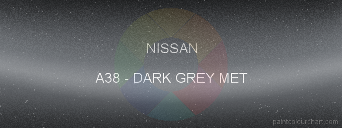 Nissan paint A38 Dark Grey Met