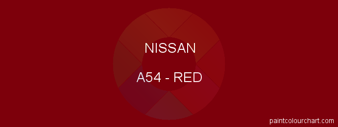 Nissan paint A54 Red