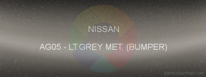 Nissan paint AG05 Lt.grey Met. (bumper)