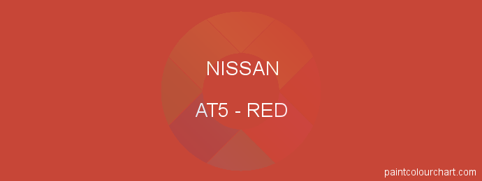 Nissan paint AT5 Red