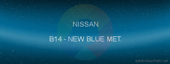 Nissan paint B14 New Blue Met.