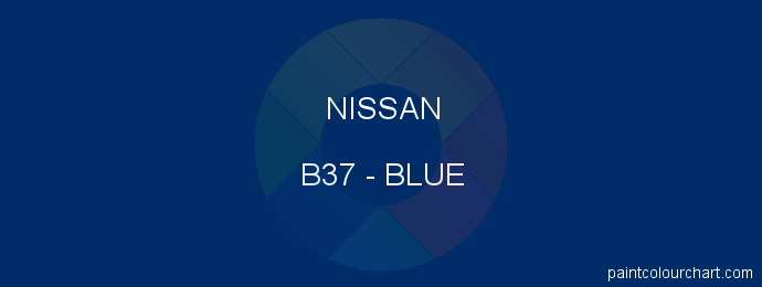 Nissan paint B37 Blue