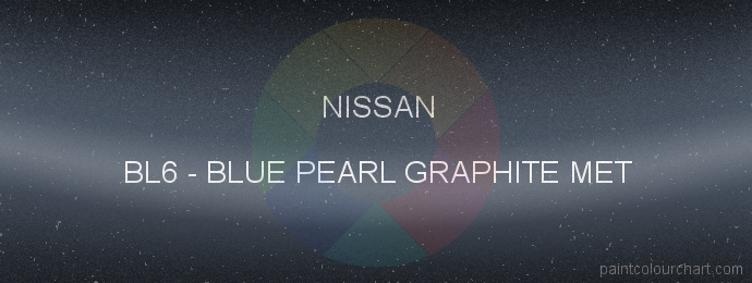 Nissan paint BL6 Blue Pearl Graphite Met