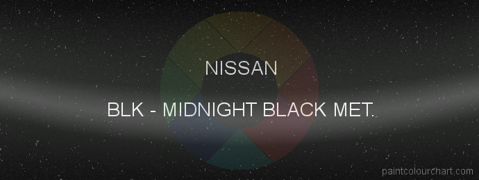 Nissan paint BLK Midnight Black Met.