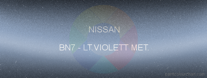 Nissan paint BN7 Lt.violett Met.