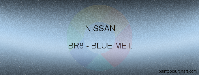 Nissan paint BR8 Blue Met.