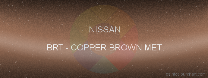 Nissan paint BRT Copper Brown Met.