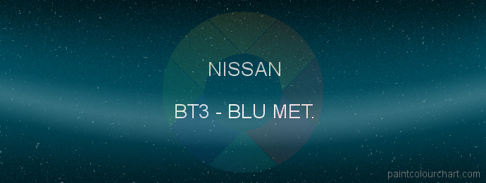 Nissan paint BT3 Blu Met.