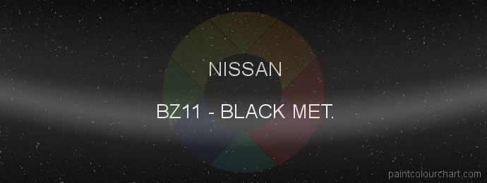 Nissan paint BZ11 Black Met.