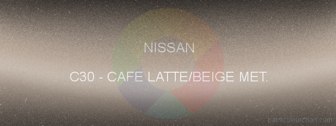 Nissan paint C30 Cafe Latte/beige Met.