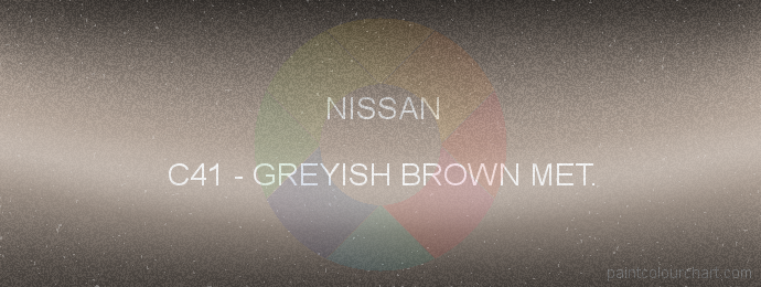 Nissan paint C41 Greyish Brown Met.