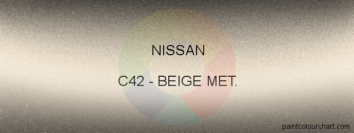 Nissan paint C42 Beige Met.