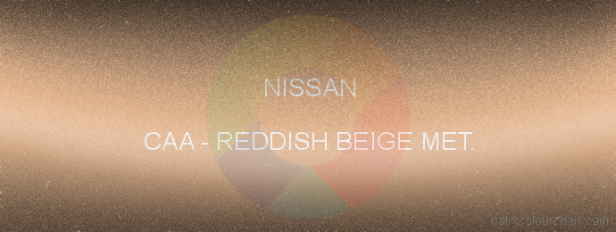 Nissan paint CAA Reddish Beige Met.